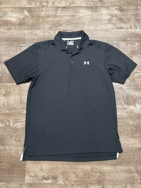 Under Armour Heat Gear Loose Fit Polo Shirt Size Medium
